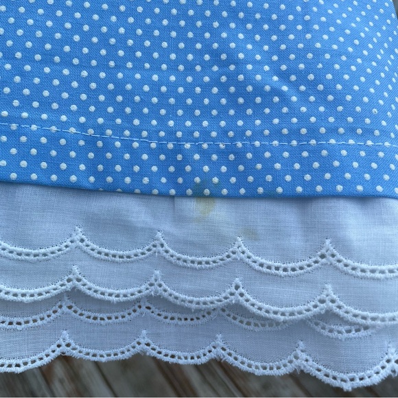 Vintage Carter’s Blue Swiss Dot Dress w/Bloomers. - Picture 4 of 8